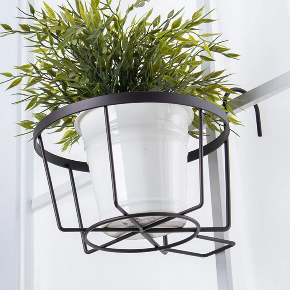 

1 Pc Hanging Planter Storage Rack Durable Flowerpot Hanger (Dark Brown)