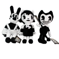 3pcslot 30cm game horror bendy boris alice angel plush toys doll soft stuffed animals toys for kids children gifts with tag