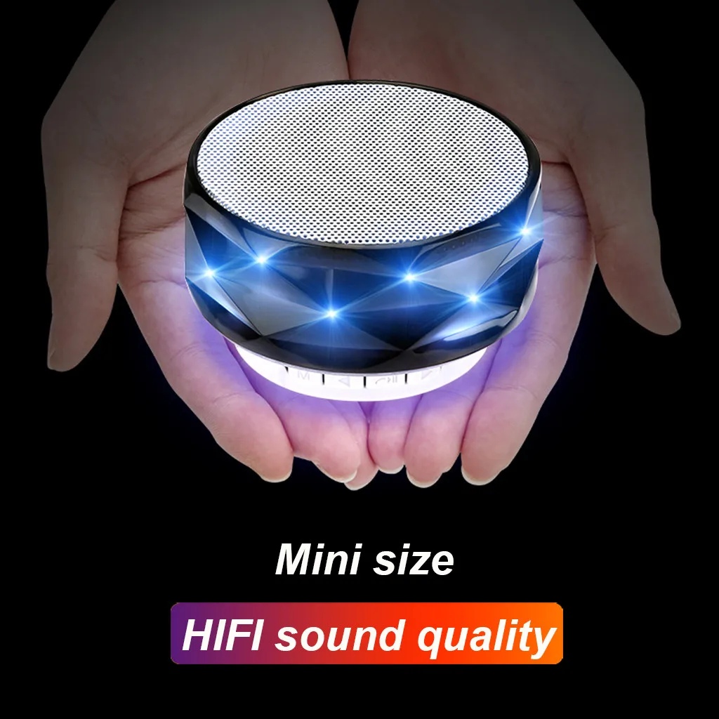 25 # HIFI портативный цветной светодиодный светильник Беспроводная колонка Blueteeth