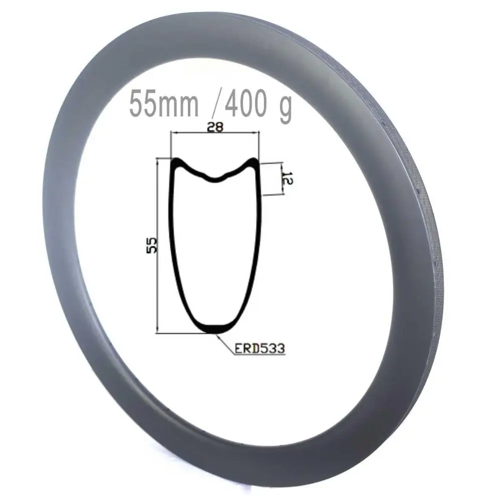 Трубчатые дорожные гравийные карбоновые диски 28 мм Ширина 30 35 45 55 профильный