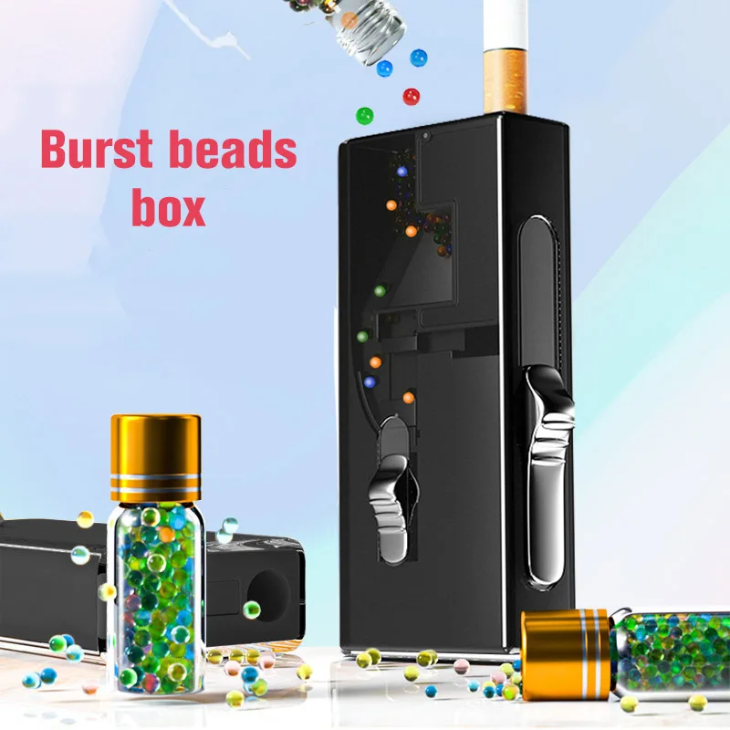 Новый DIY дыма пуш ап мяч коробка для сигарет взрыв шарик держатель табака мяты