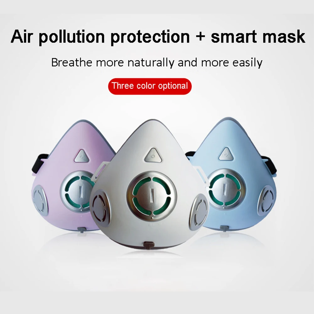 

Умный дымовой клапан для велосипеда, Электрический респиратор из полипропилена, многоразовая дымовая электронная маска OEM (для широкой общ...