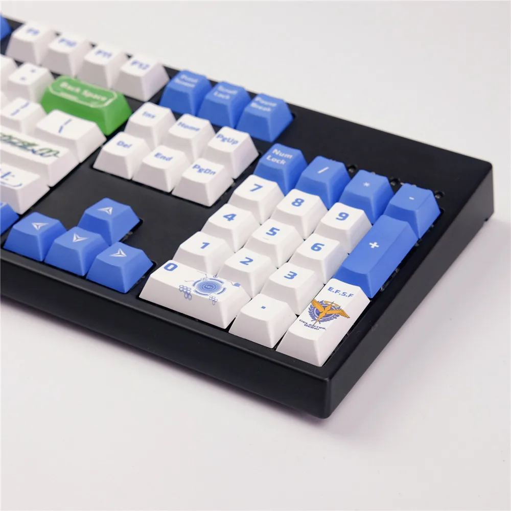 Колпачки для клавиш PBT Cherry Profile с 5 лицами сублимационные колпачки механической