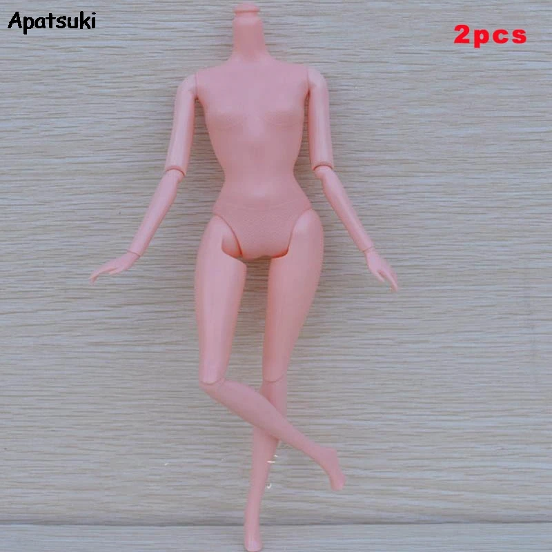 2 шт./лот 11 суставов обнаженное туловище для куклы без головы 5 &quot кукольный дом 1/6