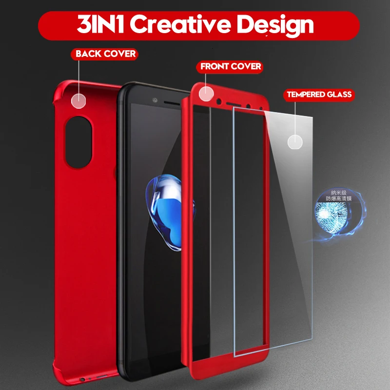 Защитный чехол с полным покрытием 360 градусов для Xiaomi Redmi Note 6 Note6 Pro Xiomi Red Mi Not 5 Note5