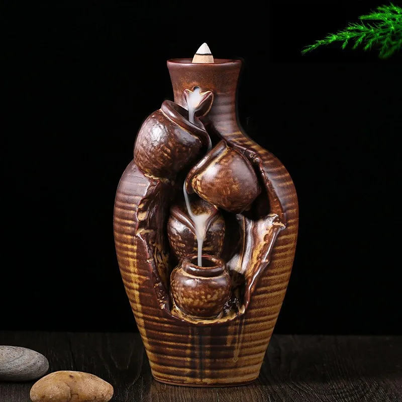 Креативная горелка для благовоний с водопадом керамическая подсвечник курения