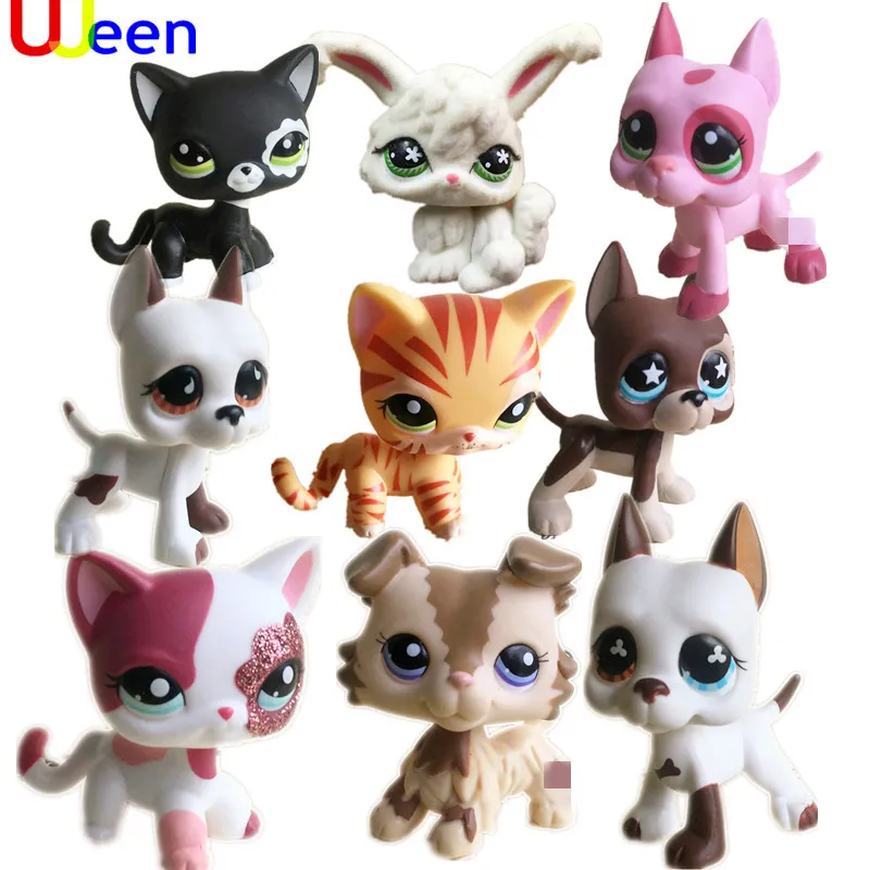 

Original 1pc cute toys Lovely Pet animal Lovely dog cat pet action figure littlest doll Little gift girl toy