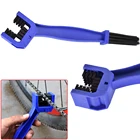 Пластиковая зубчатая щетка для мотоцикла, велосипеда, цепи, гранж, очиститель, скребок, инструмент для Yamaha XJ6 отверстие XSR 700 900 TDM 900 MT 01 03 25