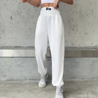 woman casual pants sweatpants fashion high waist sports pants solid color fitness workout running sporting women clothing