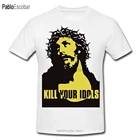 Футболка Kill your idol, забавная футболка Axl Rose Guns N roses с принтом на заказ, удобная футболка с круглым вырезом