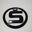S эмблема логотип 110 мм наклейка на капот для SKODA ENYAQ IV KAMIQ SCALA SUPERB KODIAQ OCTAVIA SLAVIA YETI RAPID FABIA 4x4 Skoda наклейка