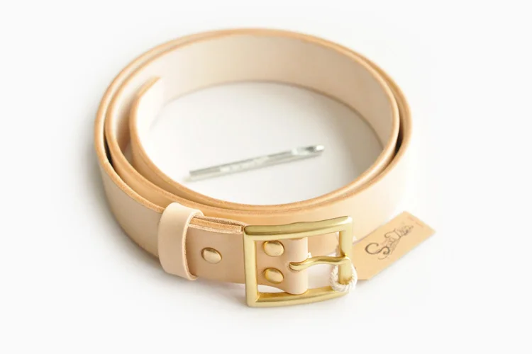 

2021 NewItalian Full-grain Leather Brass Buckle Belt Genuine Leather Belt Man Waist Belt Men H Belt Buckle Belts for Jeans
