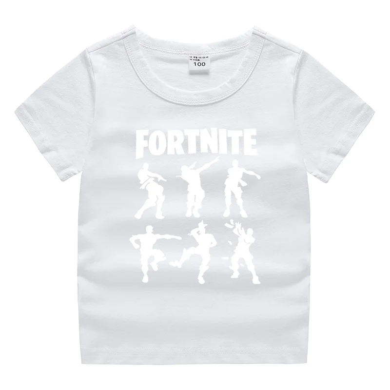 

Baby Clothes Set Fortnite Dancing Graphics Tee Shirt Children's Short Sleeve T-shirt Cotton T shirts Boy Clothing Summer Casual