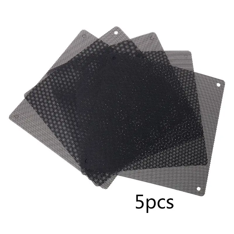 

100% Brand New and High Quality 5PCS PC Computer Case Fan Cooler Dust Filter Dustproof Mesh 140mm Cuttable PVC Blac