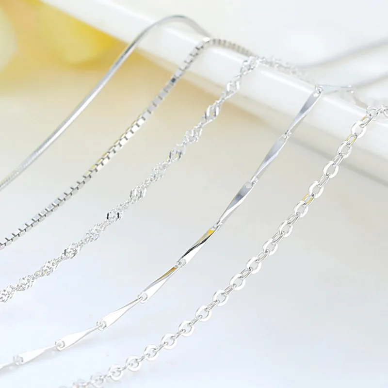 В классическом стиле Основная цепи ожерелье ювелирные изделия для кулон 5 Стиль 45