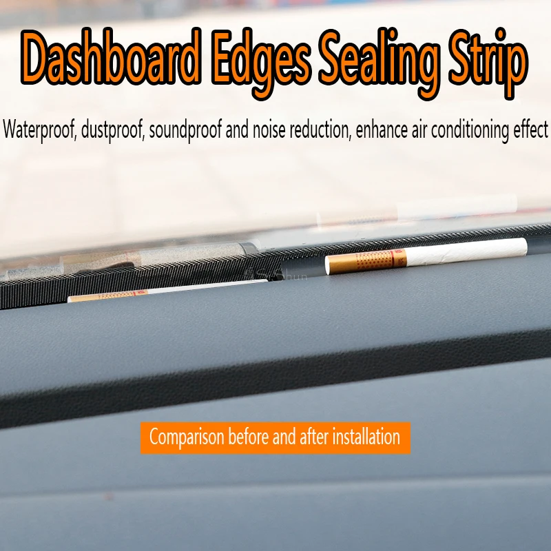 

Car center console Rubber Sealing Strip Dash board Sealing Strips Car Windshield Sound Insulation Auto Dashboard Seal strip