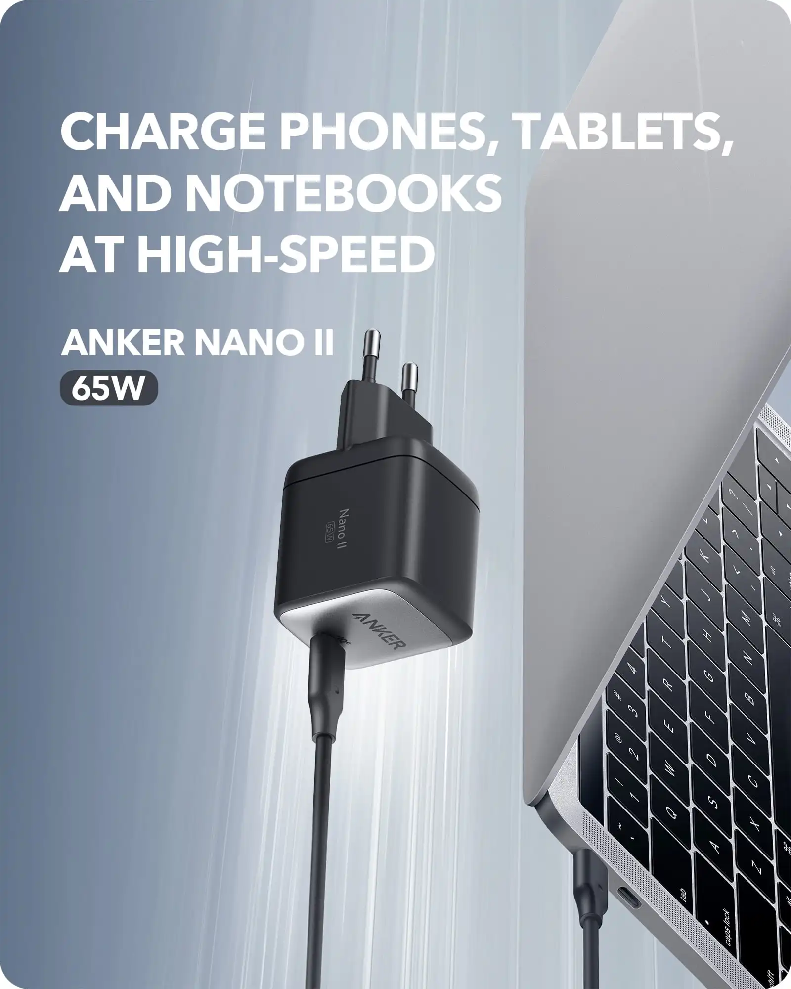usb c charger 65w gan ii charger anker nano ii pps fast charger adapter for macbook proair galaxy s20s10 free global shipping