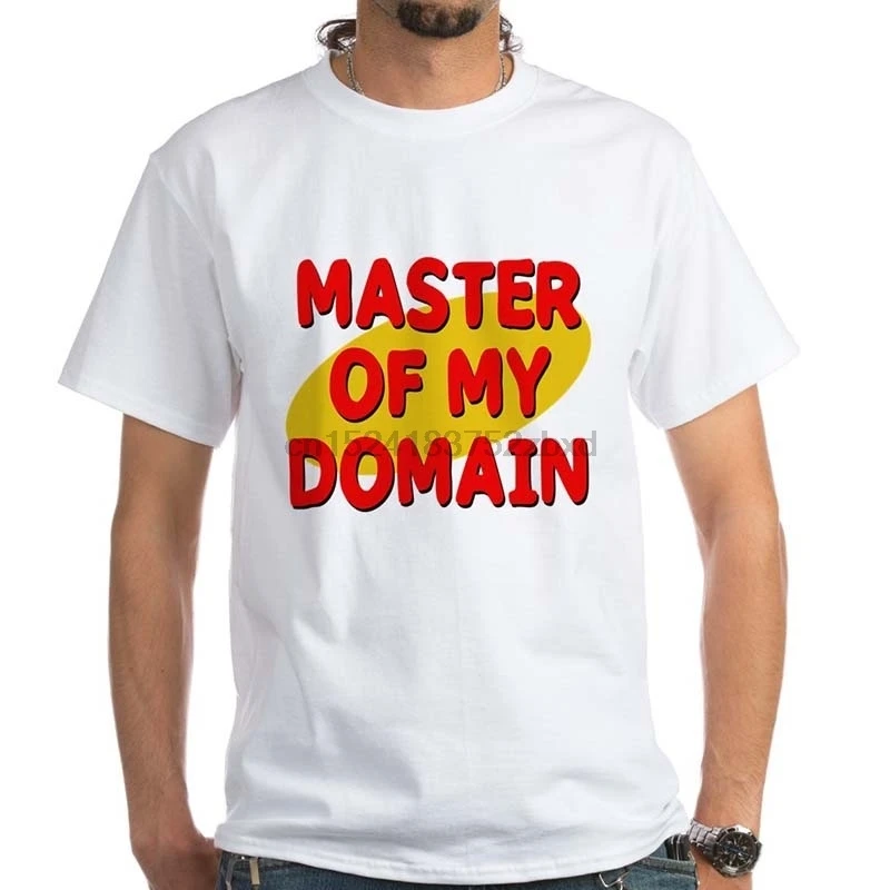 Мужская футболка с логотипом Master of My doman Seinfeld| |
