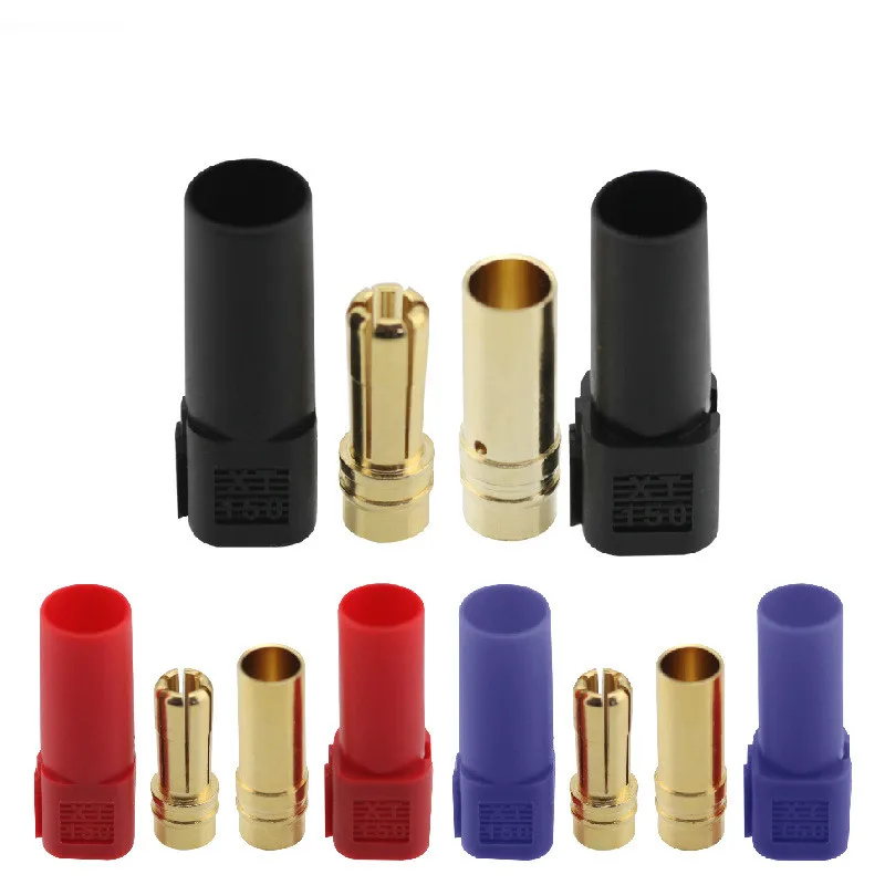 

XT150 6mm Gold Plated Male & Female Bullet Connector Plugs