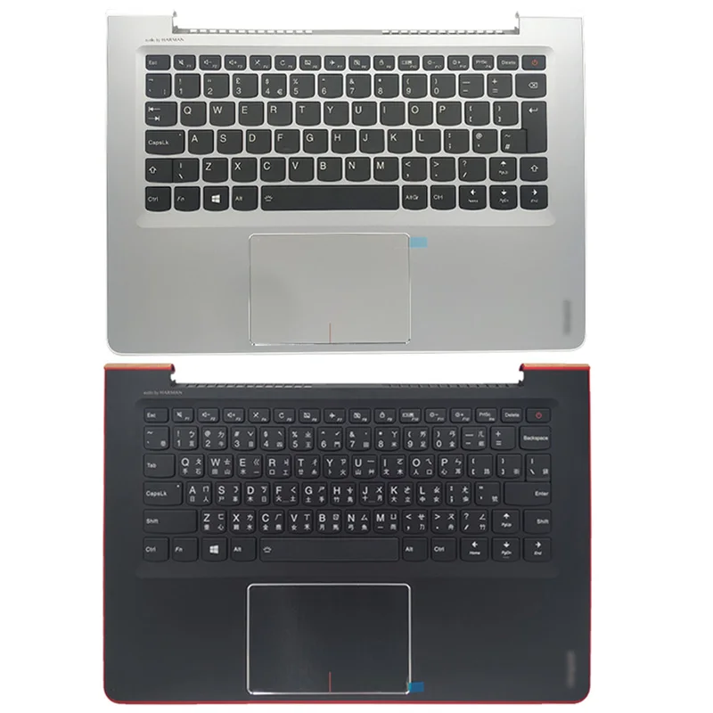 Precio Ordenador Portátil Con Panel Táctil Para Lenovo Ideapad, 510S-13, 510S-13IKB, ISK, 310S-13, 310S-13ISK, Cubierta Superior Con Reposamanos, Teclado, Color Negro Y Plateado, Nuevo