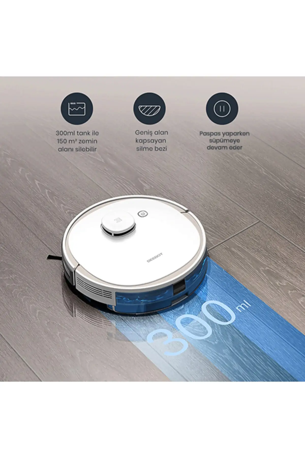 

MHK Parts Mop Cloth, Deebot N3 Max Robot Vacuum Cleaner