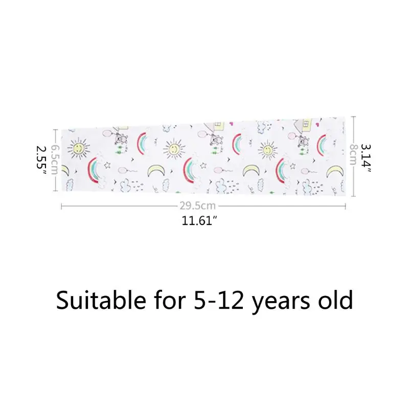 

Kids Summer UV Protection Cooling Arm Sleeves Cover Cartoon Rainbow Dinosaur Print Running Ice Silk Sunscreen Shield