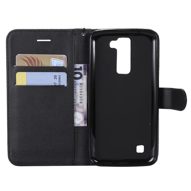 Кожаный чехол для LG K7 X210 X210DS MS330 дань 5 LS675 бумажник задняя крышка телефона с