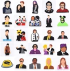 Новые Подвески для женской обуви певицы с лучшим качеством, аксессуары для кроксов, восхитительные подвески