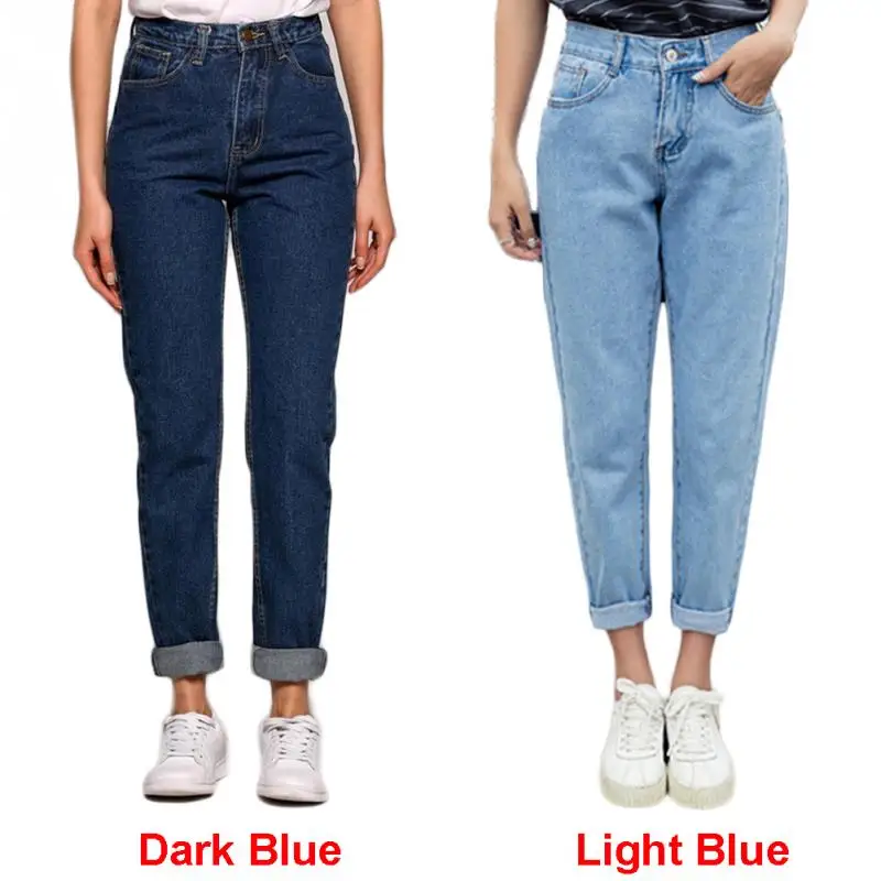 Джинсы для мам винтажные джинсы с высокой талией женские бойфренда деним светло