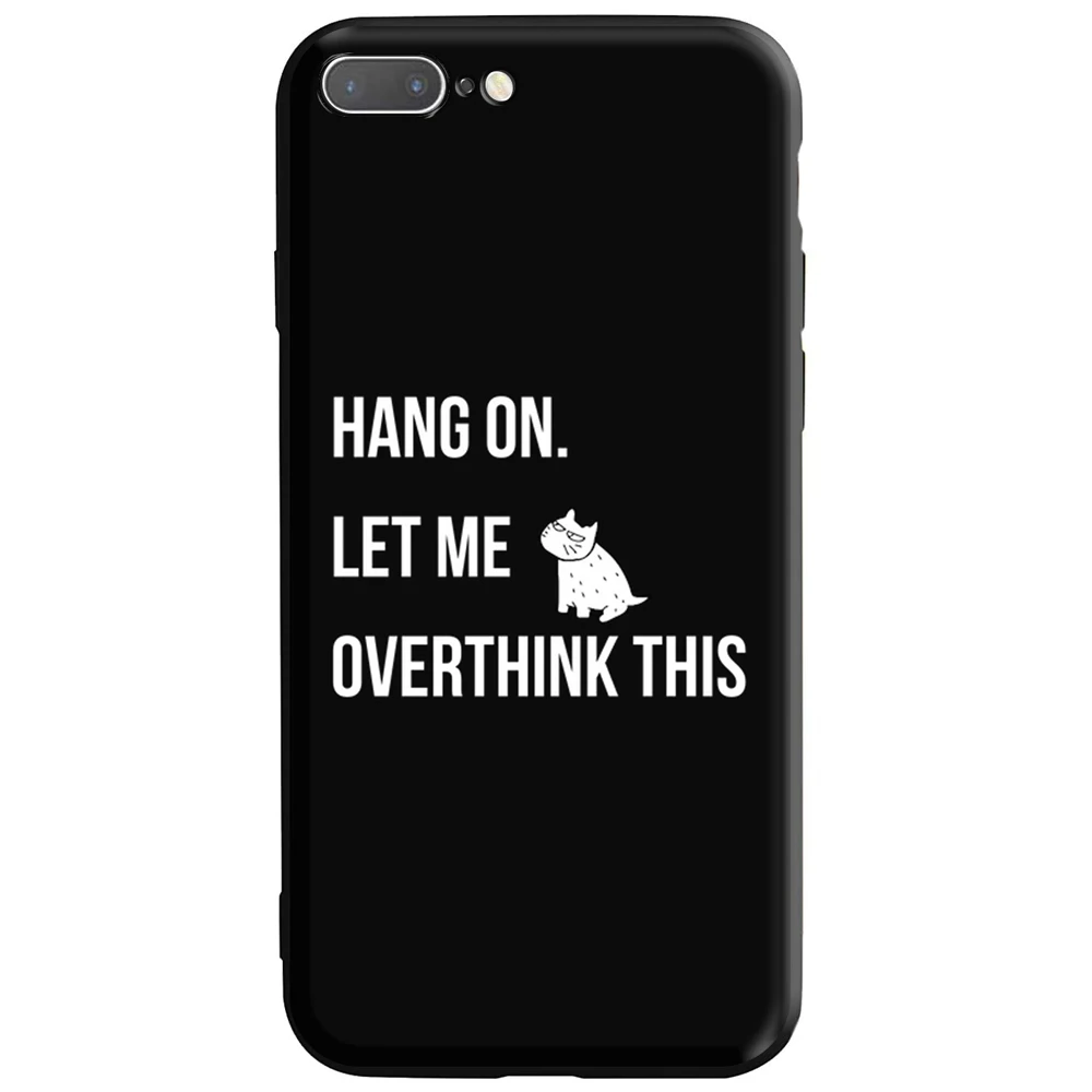 Повесить позвольте мне передумать этот силиконовый чехол для Apple iPhone 13 12 Mini 11 Pro XS X