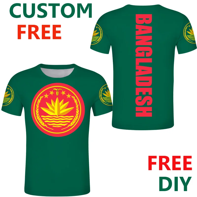 

Bangladesh New Bangladesh Flag T shirts Men Summer Short Sleeve Round Neck Nostalgia T-shirts Bangladesh Tops Tees