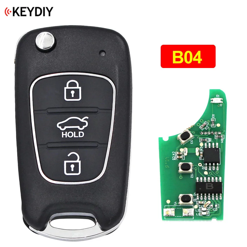 Универсальный пульт дистанционного управления B04 с 3 кнопками ключ для