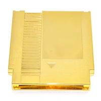 50pcs gold plated 72 pin shell card plastic case for nes