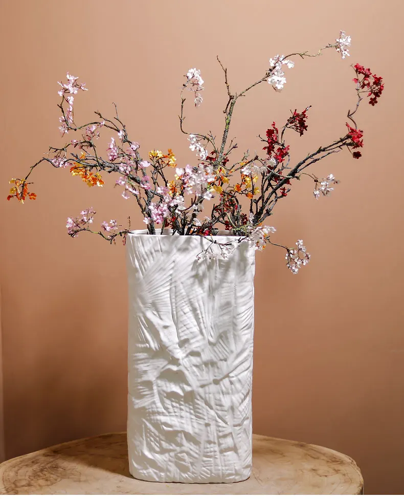 

Minimalist Modern Vase Living Room Ceramic Unique Ornaments Bedroom Pot White Decoracion Casa Moderna Room Decoration ED50HP