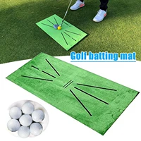 outdoor golf training swing detection mat batting golfer garden grassland practice training equipment mesh aid cushion golf tool
