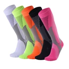 Компрессионные носки 20 мм рт. Ст., спортивные носки, футбольные носки до бедра, уличные носки для бега, фитнеса, длинные носки для мужчин и женщин