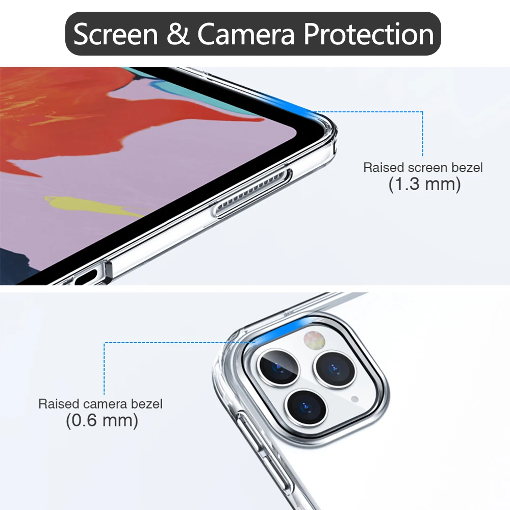 

Case for iPad Mini 1/2/3/4/5 ipad Air 1/2/3/4 Case with Pen Slot Ultra-Thin Silicone Back Cover Plain Soft TPU Protector Shell