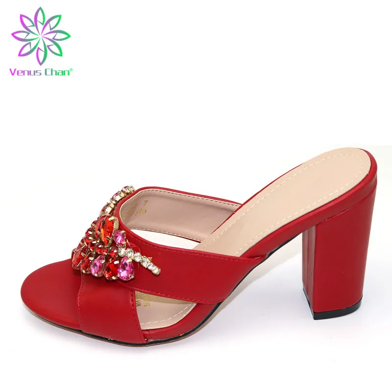 Новое поступление женские босоножки в африканском стиле на квадратном каблуке 10