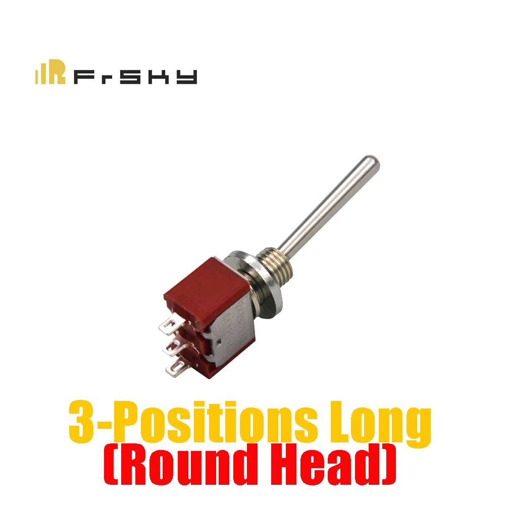 FrSky 3 положения LongToggle переключатель с круглой головкой для X9DP2019/X7 доступа и X9 Lite