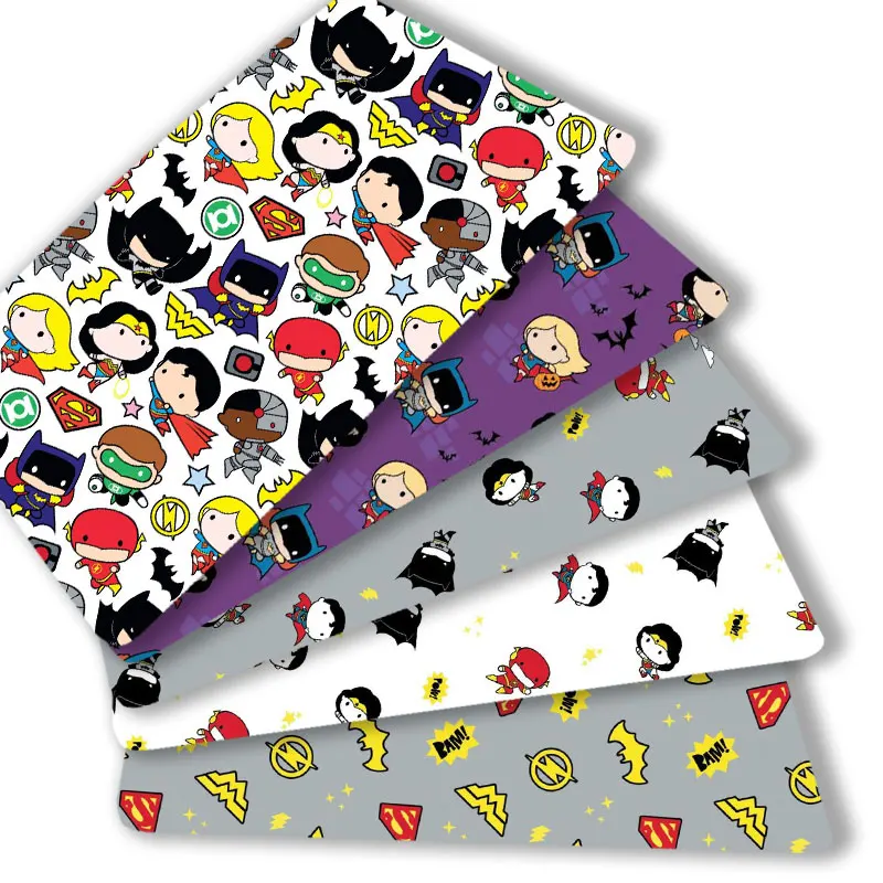 Полиэфирная хлопчатобумажная ткань дизайнерская для мультяшного аниме материал