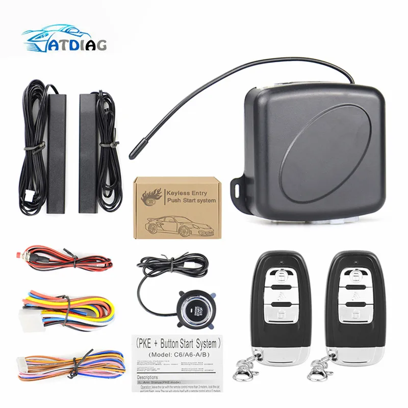 Лидер продаж 12 В Автомобильная сигнализация кнопка запуска и остановки