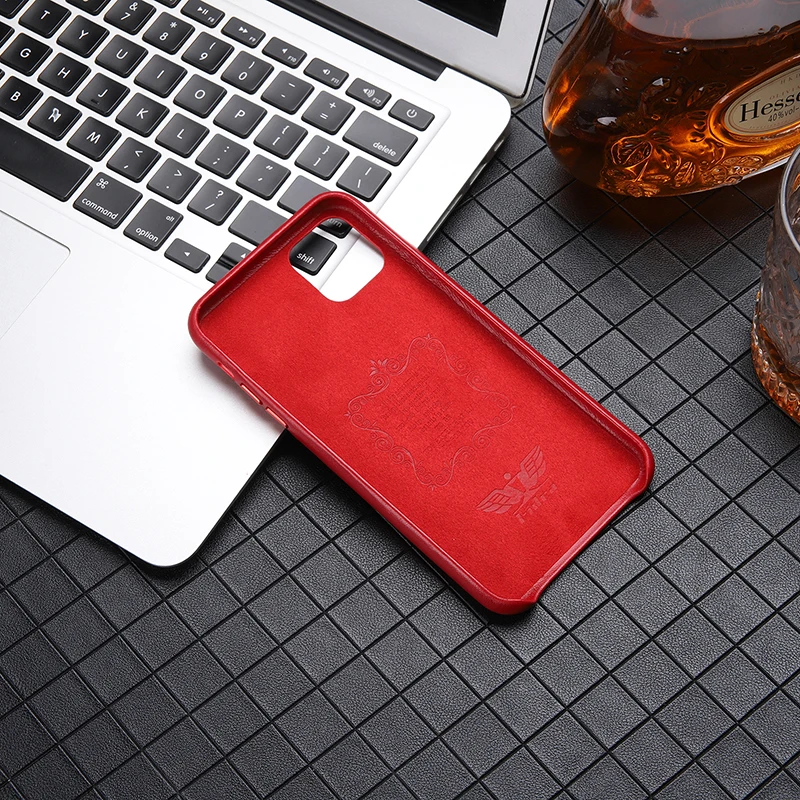 4 цвета для iPhone 11 Pro Max настоящий натуральный Овчина натуральная кожа чехол для телефона овчина задняя крышка крест ткачество металлическая кнопка