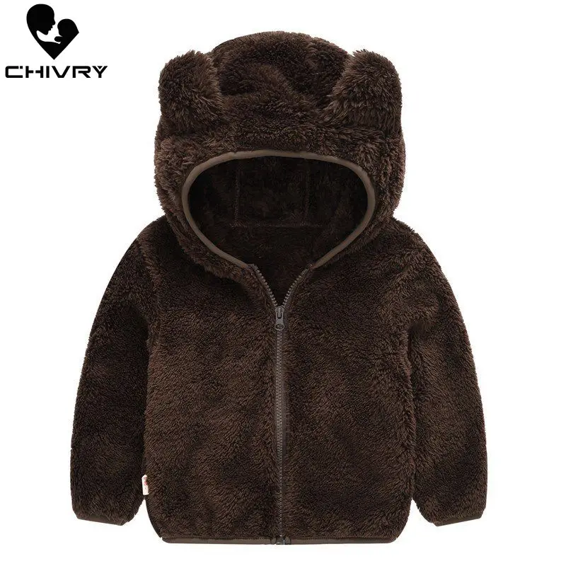 Шерстяное пальто на молнии с капюшоном для мальчиков и девочек детская верхняя