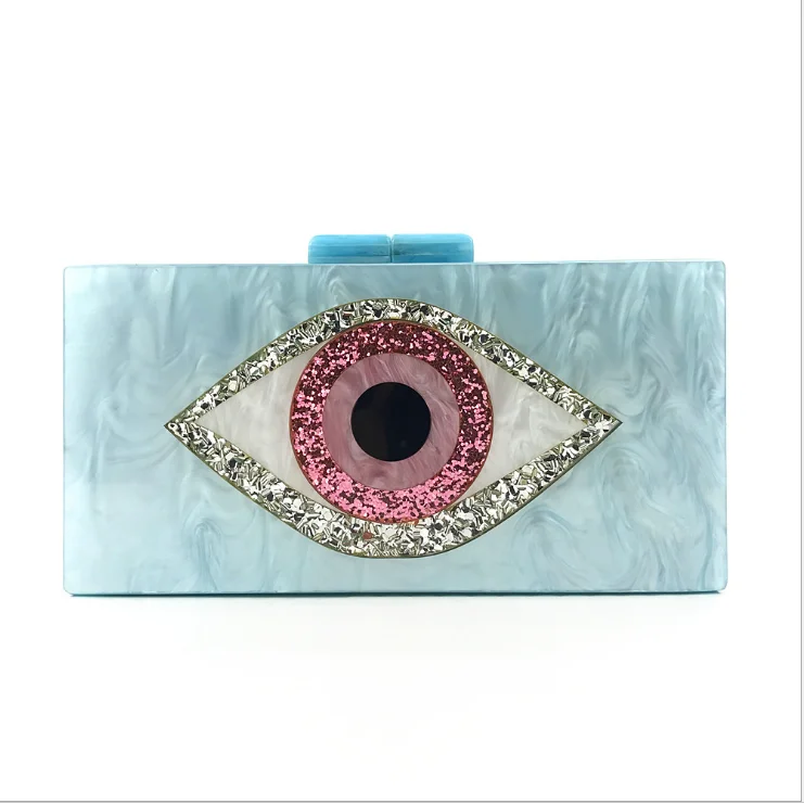 Женская сумка мессенджер брендовая модная Элегантная акриловая вечерняя с