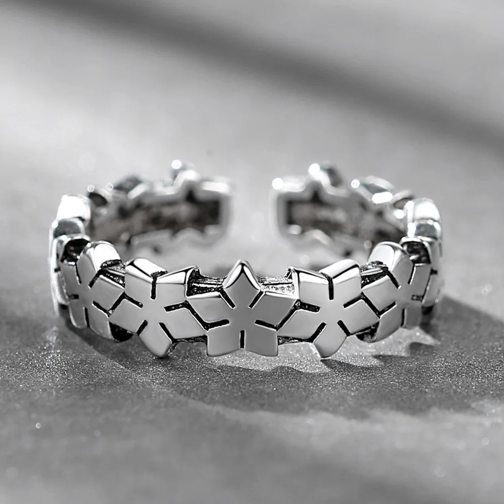 Женское Винтажное кольцо из тайского стерлингового серебра регулируемое