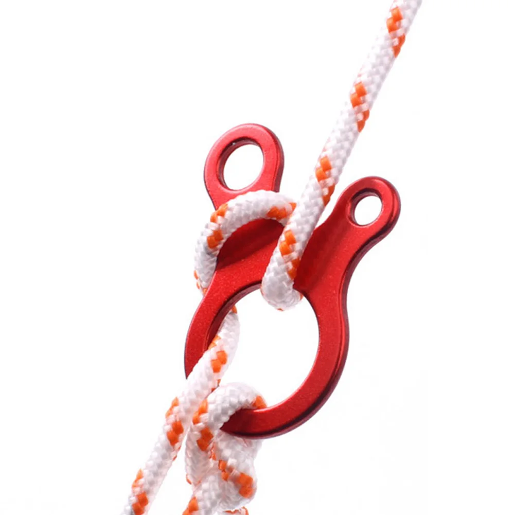 

Tent Fastener Tent Canopy Pull Rope Buckle Camping Tent Adjuster Carabiner Aluminium Alloy Red Hanger Hook 10PCS Tent Fastener