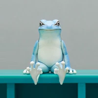 japan gacha toad model gashapon toy mini animals reptilian frog sitting frog model ornament creative kids gift capsule toy