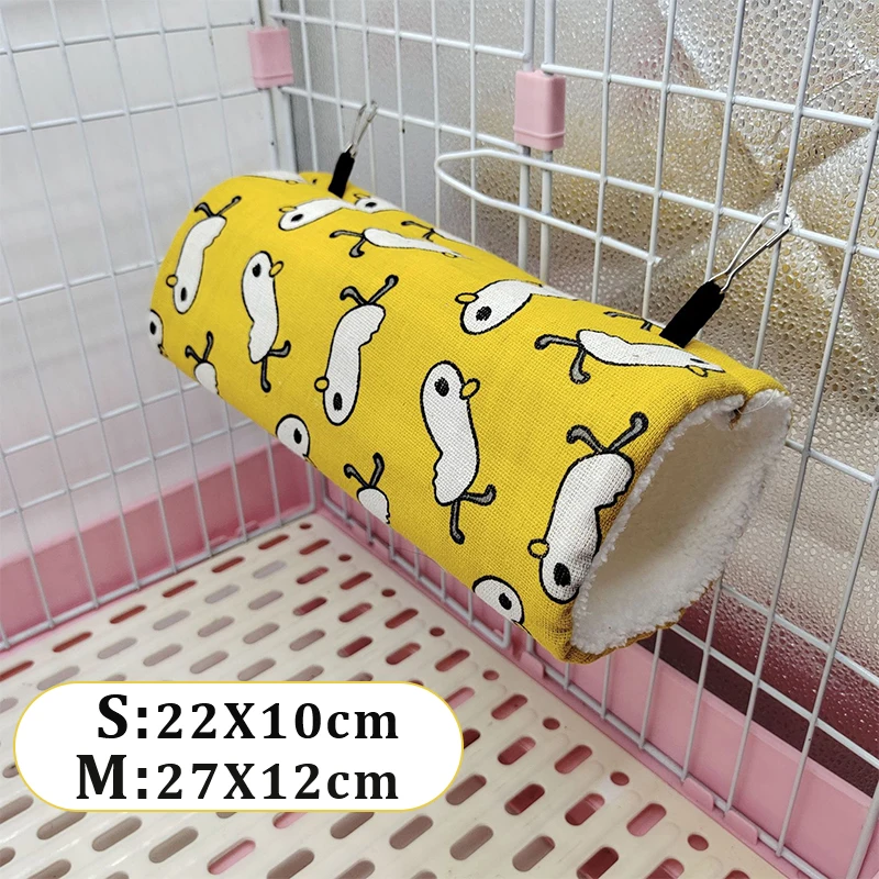 Squirrel Rat Swing Nest Cages Small Animal Hanging Cave Hedgehog Soft Warm Tunnel Guinea Pig Guinea Pig Bed Hamster Hammock