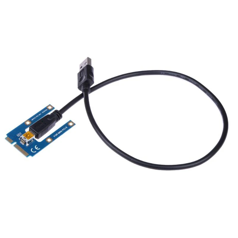Pcie 3 0 Mini 40 см PCI E 16 контактная Райзер карта Express 1x до 16x расширитель адаптер с SATA