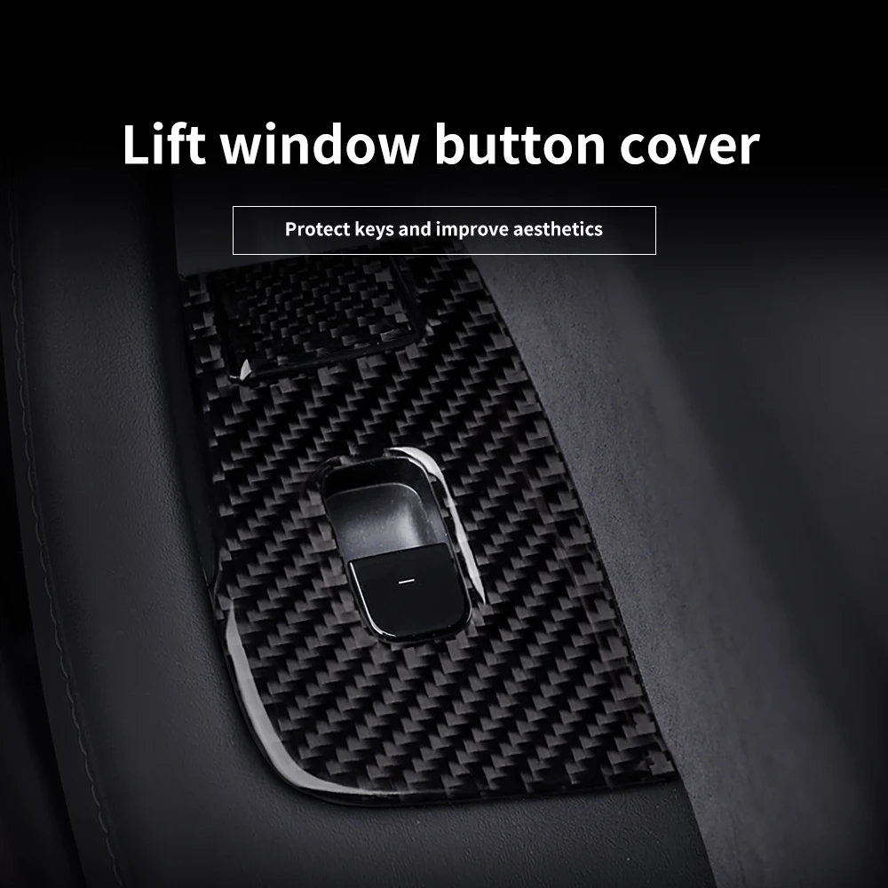 

4 шт Кнопка окна для Tesla модель 3 2017-2019 серии переключатель управления Замена кнопки крышка крышки автомобильные аксессуары